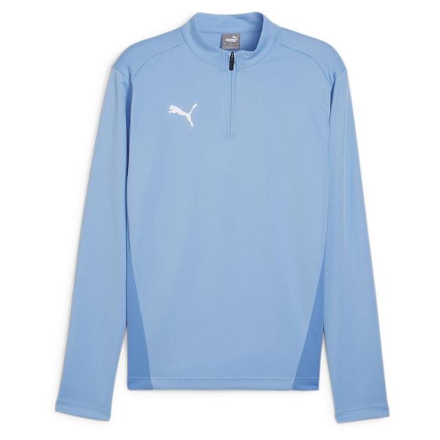 PUMA Training Shirt Teamgoal 1/4 Zip - Team Light Blue/PUMA White, size 3XL on Productcaster.