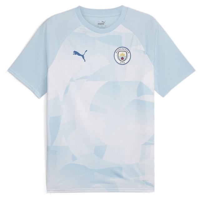 Manchester City Training T-shirt Pre Match - Silver Sky/blue - , size Medium on Productcaster.