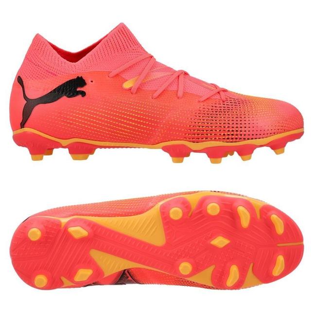 PUMA Future 7 Match Fg/ag Forever Faster - Roze/zwart/sun Stream Kids - ['Natuurgras (Fg)', 'Kunstgras (Ag)'], maat ['29 on Productcaster.