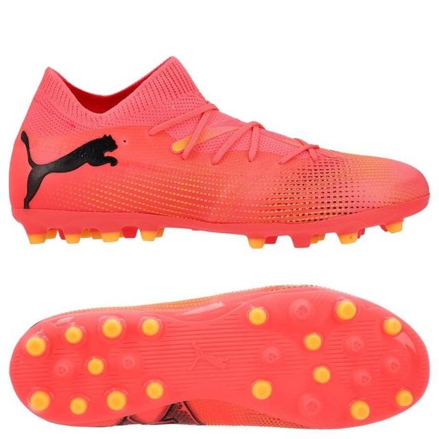 PUMA Future 7 Match Mg Forever Faster - Sunset Glow/PUMA Black/sun Stream Kids, size 28 on Productcaster.