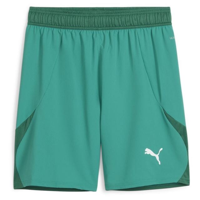 Teamfinal Shorts Sport Green-PUMA White-power Green, size ['Large'] on Productcaster.