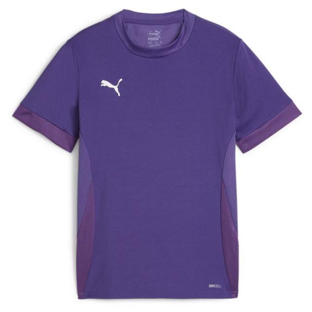 PUMA Training T-shirt Teamgoal - Team Violet/PUMA White Kids, size S/140 cm on Productcaster.