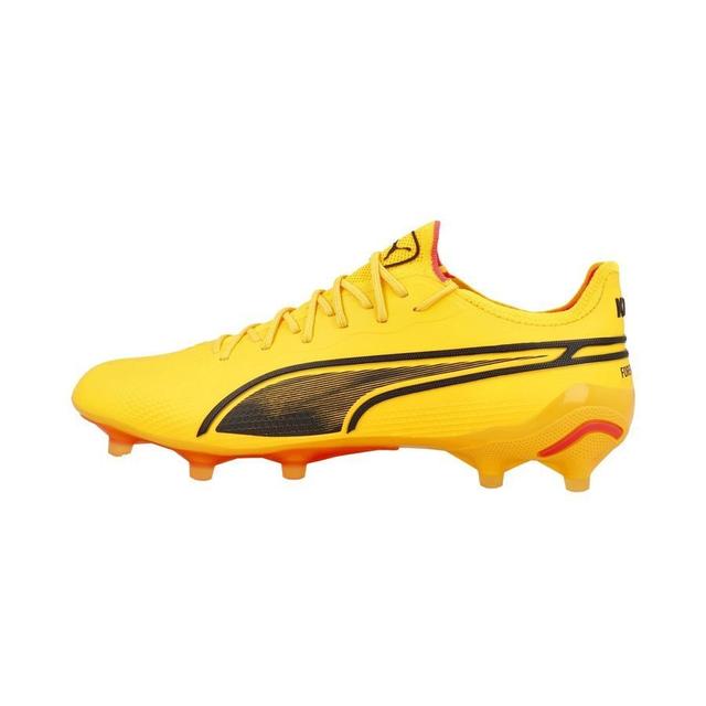 PUMA King Ultimate Fg/ag Forever Faster - Sun Stream/schwarz/sunset Glow Damen - Rasen (Fg) / Kunstrasen (Ag), Größe 38½ on Productcaster.