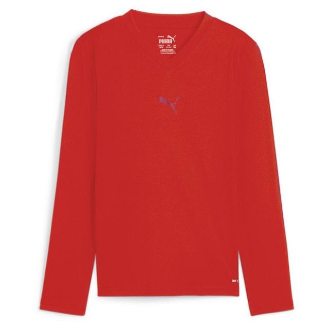 Teamgoal Baselayer Tee Ls Jr. PUMA Red-fast Red, size ['S/140 cm'] on Productcaster.