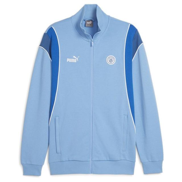 Manchester City Track Jacket Ftblarchive - Team Light Blue/racer Blue - , size Medium on Productcaster.