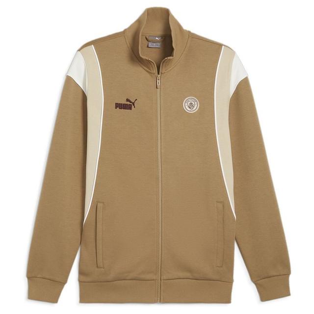 Manchester City Track Jacket Ftblarchive - Brown/beige - , size X-Large on Productcaster.