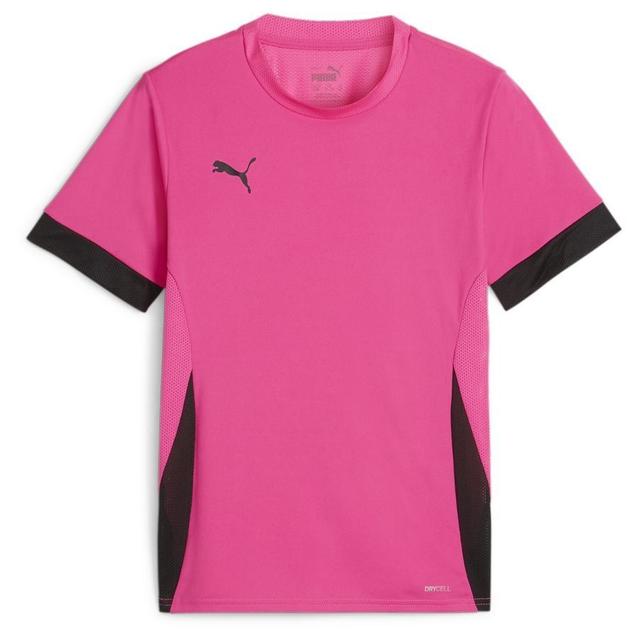 PUMA Training T-shirt Teamgoal - Pink/PUMA Black Kids, size L/164 cm on Productcaster.