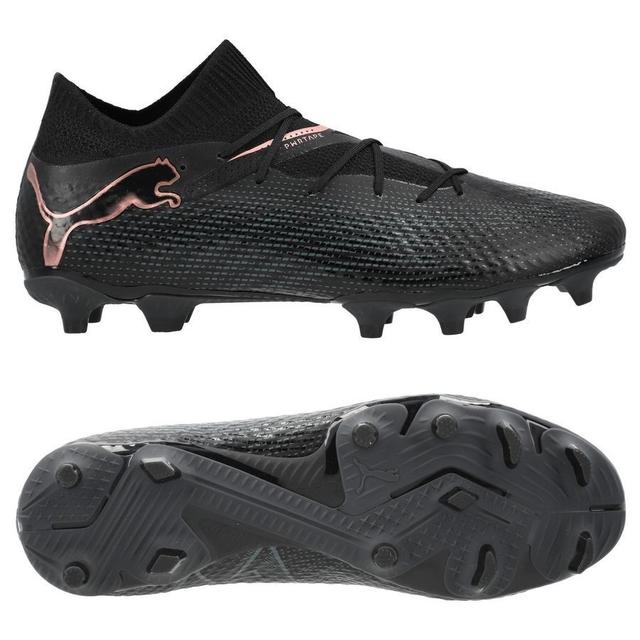 PUMA Future 7 Pro Fg/ag Eclipse - Black/copper Rose, size 39 on Productcaster.