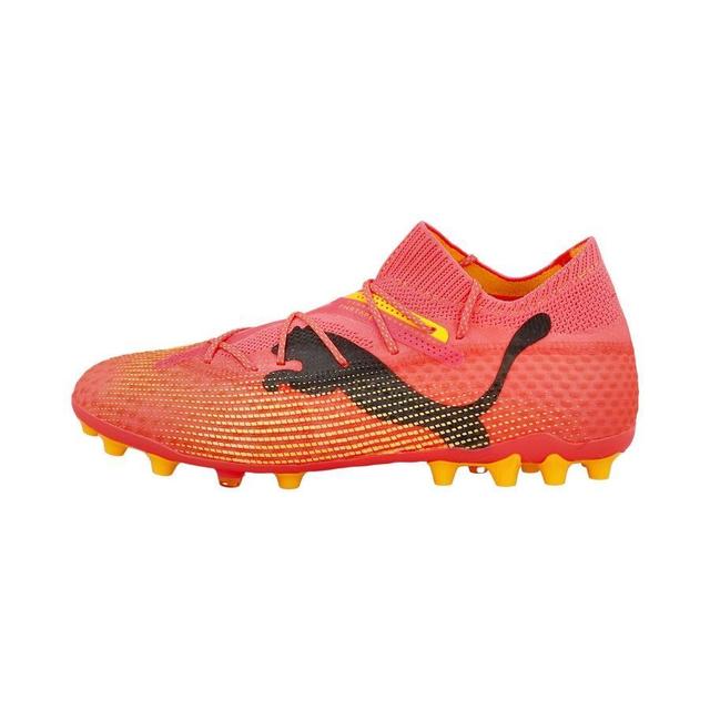 PUMA Future 7 Ultimate Mg Forever Faster - Sunset Glow/schwarz/sun Stream - Rasen (Fg) / Kunstrasen (Ag), Größe 37½ on Productcaster.