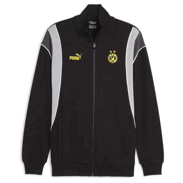 Dortmund Track Jacket Ftblarchive - PUMA Black/cool Grey, size Large on Productcaster.