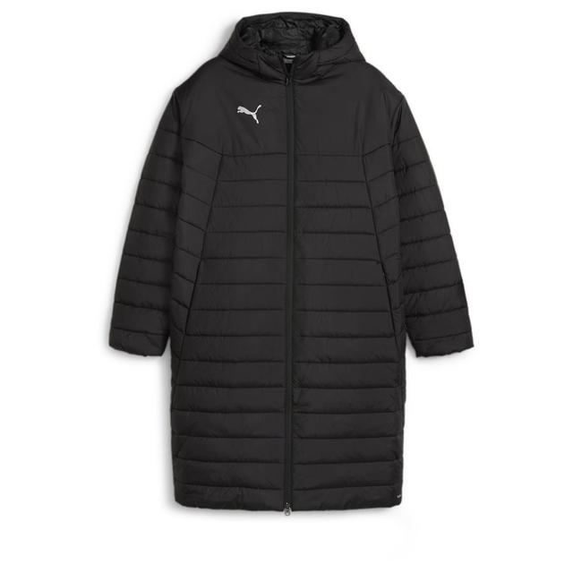 PUMA Winter Jacket Teamfinal Bench - PUMA Black/PUMA Silver, size Small on Productcaster.