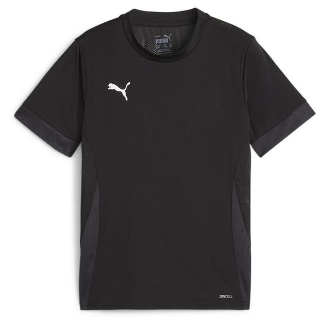 PUMA Trænings T-Shirt teamGOAL - Sort/Hvid/Grå Børn, størrelse M/152 cm on Productcaster.