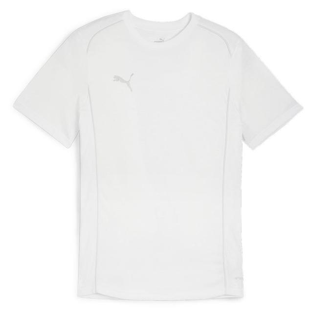 Teamfinal Casuals Tee PUMA White-PUMA Silver, størrelse X-Small on Productcaster.