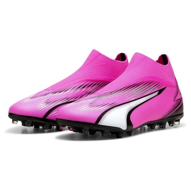 PUMA Ultra Match + Laceless MG Phenomenal - Poison Pink/Hvit/Sort - Gress (FG) / Kunstgress (AG), størrelse 46½ on Productcaster.