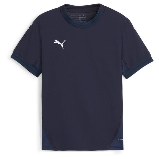 Teamfinal Jersey Jr PUMA Navy-PUMA White-persian Blue, size ['M/152 cm'] on Productcaster.