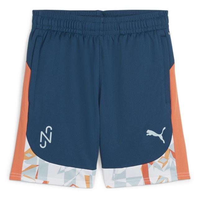 PUMA Training Shorts Njr Creativity - Ocean Tropic/hot Heat Kids, size M/152 cm on Productcaster.