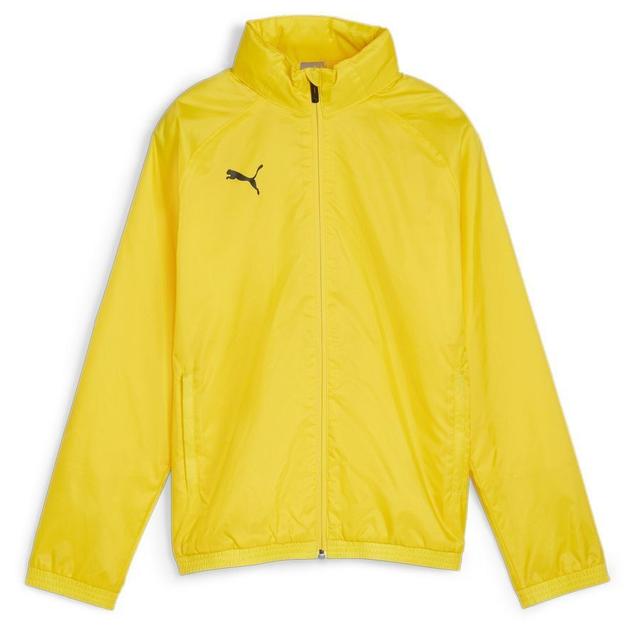 PUMA Jacket Teamgoal All Weather - Faster Yellow/PUMA Black Kids, size S/140 cm on Productcaster.