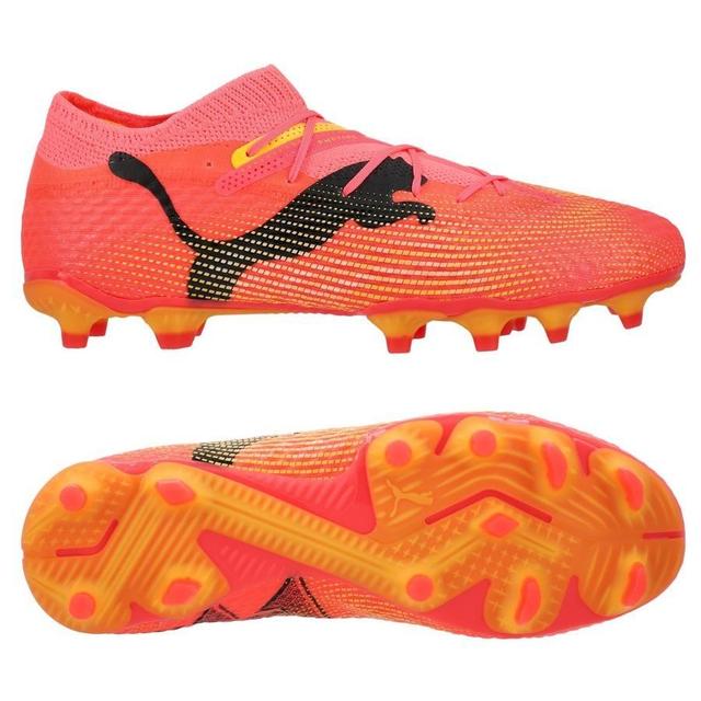 PUMA Future 7 Pro + FG/AG Forever Faster - Sunset Glow/Schwarz/Sun Stream - ['Rasen (FG)', 'Kunstrasen (AG)'], Größe ['46 ½ on Productcaster.