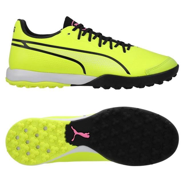 PUMA King Pro Tt Phenomenal - Electric Lime/PUMA Black/poison Pink, size 35½ on Productcaster.