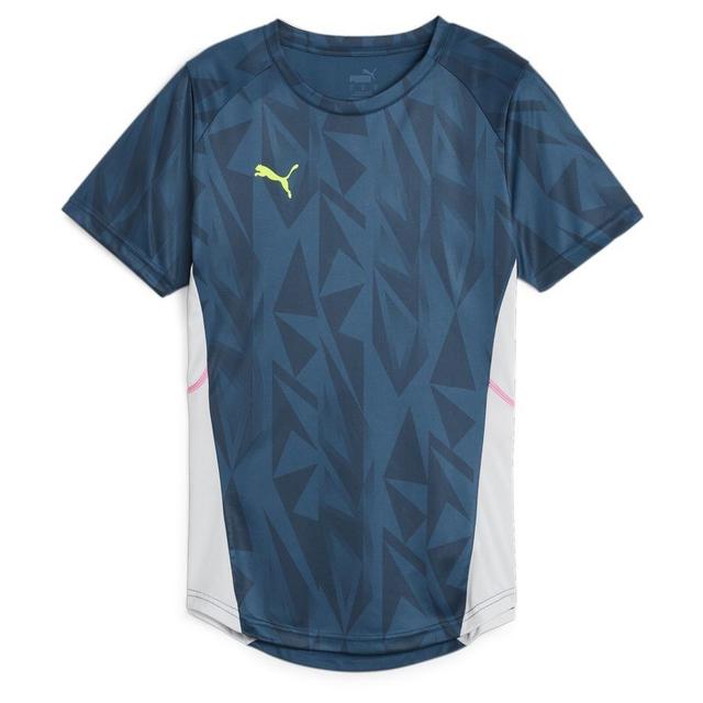 PUMA Training T-shirt Individualblaze - Navy/silver, size Medium on Productcaster.