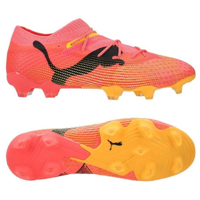 PUMA Future 7 Ultimate Low Fg/ag Forever Faster - Sunset Glow/PUMA Black/sun Stream, size 40½ on Productcaster.