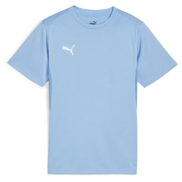 PUMA Training T-shirt Teamgoal - Team Light Blue/PUMA White Kids, size ['S/140 cm'] on Productcaster.