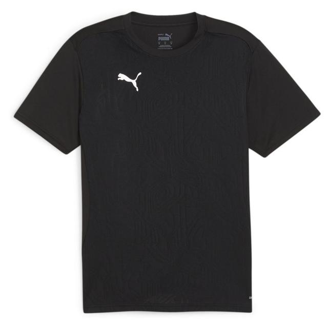 PUMA Training T-shirt Teamfinal - PUMA Black/PUMA Silver, size Large on Productcaster.