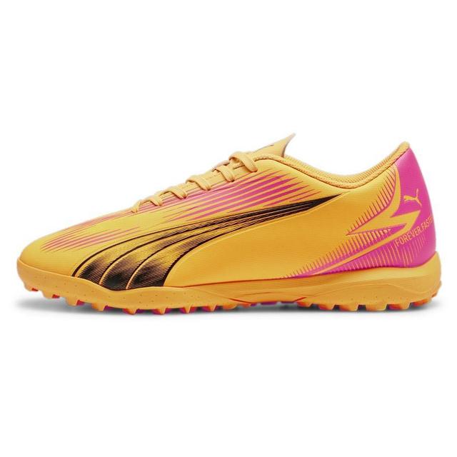 PUMA Ultra Play Tt Forever Faster - Sun Stream/svart/rosa - Turf (Tf), storlek 42½ on Productcaster.