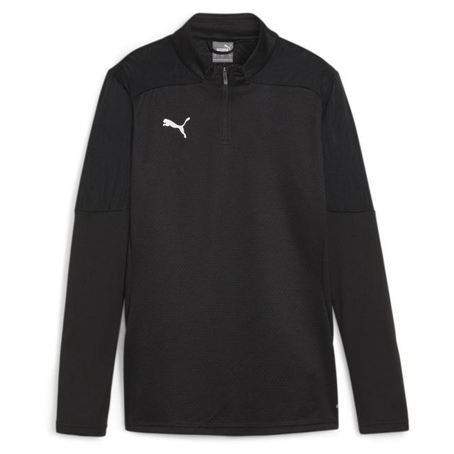 Teamfinal Training 1/4 Zip Top Wmn PUMA Black-PUMA Silver, size X-Small on Productcaster.