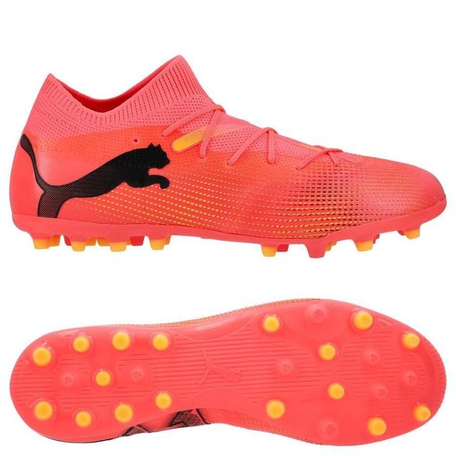 PUMA Future 7 Match Mg Forever Faster - Sunset Glow/PUMA Black/sun Stream, size 45 on Productcaster.