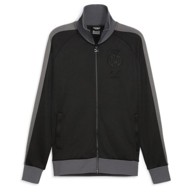 Dortmund Track Jacket Ftblheritage T7 - PUMA Black/medium Grey Heather, size Large on Productcaster.