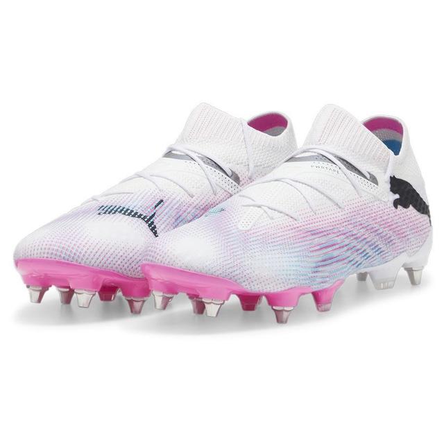 PUMA Future 7 Ultimate Sg Phenomenal - PUMA White/PUMA Black/poison Pink, size 42½ on Productcaster.