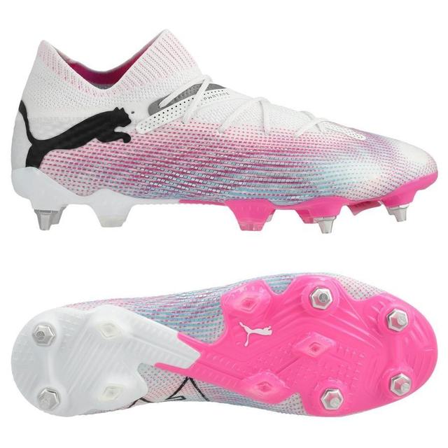 PUMA Future 7 Ultimate Sg Phenomenal - White/black/poison Pink - Soft Ground (Sg), size 36 on Productcaster.