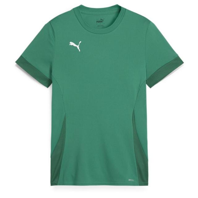 PUMA Training T-shirt Teamgoal - Green/PUMA White Kids, size M/152 cm on Productcaster.