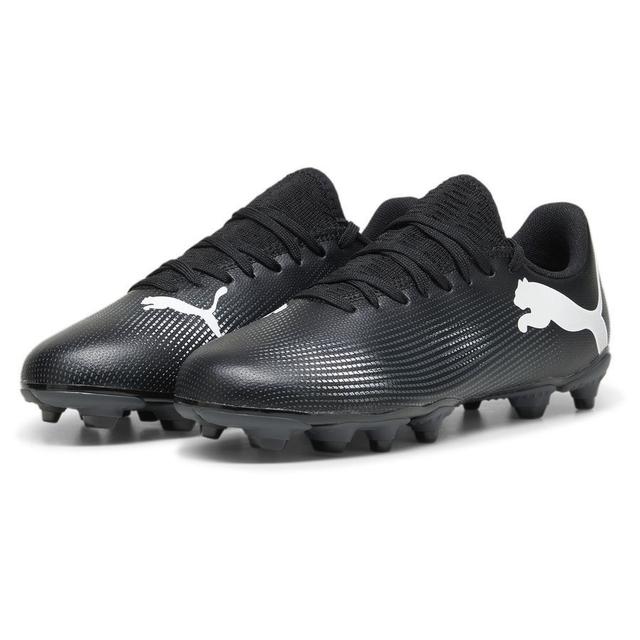 PUMA Future 7 Play Fg/ag Eclipse - PUMA Black/PUMA White Kids, size 36 on Productcaster.