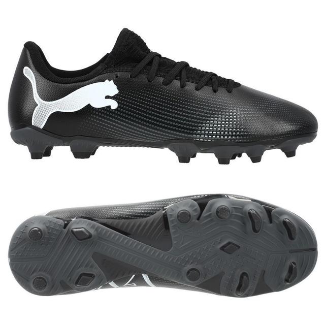 PUMA Future 7 Play Fg/ag Eclipse - Black/white Kids, size 30 on Productcaster.