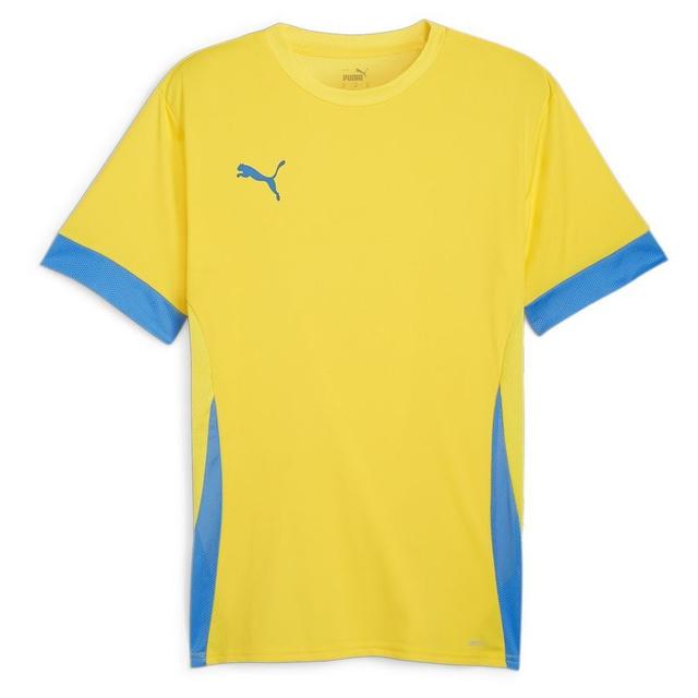 PUMA Training T-shirt Teamgoal - Yellow/electric Blue Lemonade, size XX-Large on Productcaster.