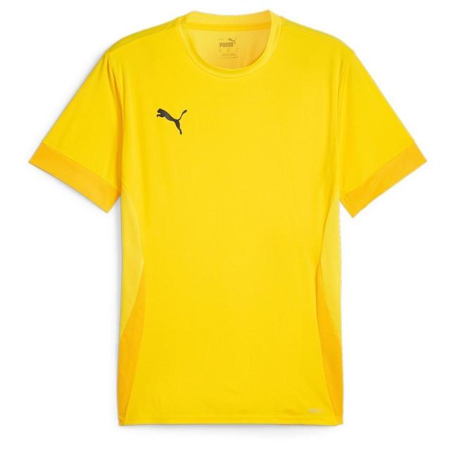 PUMA Training T-shirt Teamgoal - Yellow/PUMA Black, size X-Small on Productcaster.