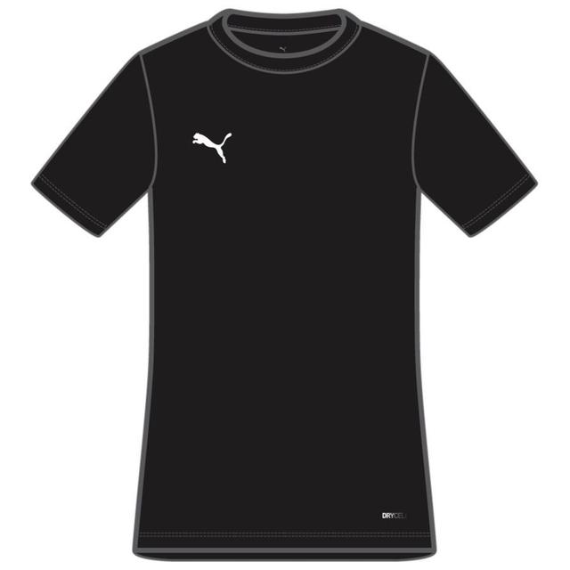 PUMA Playershirt Teamrise - Black/white Kids, size XS/128 cm on Productcaster.