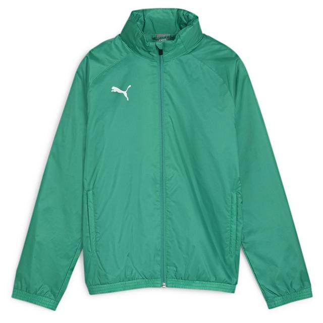 PUMA Jacket Teamgoal All Weather - Green/PUMA White Kids, size S/140 cm on Productcaster.