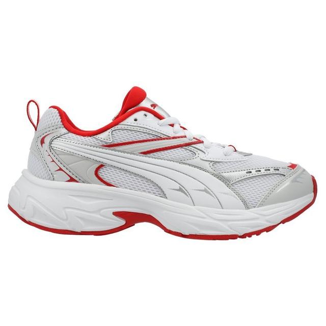 PUMA Sneaker Morphic - White/red/silver, size 40½ on Productcaster.