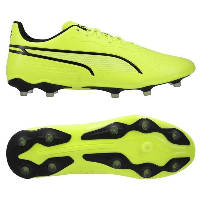 PUMA King Match Fg/ag Phenomenal - Electric Lime/PUMA Black, size 46½ on Productcaster.