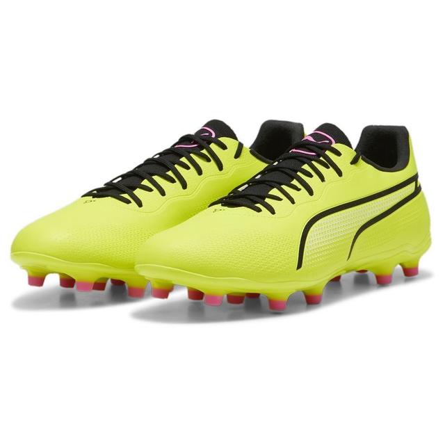 PUMA King Pro Fg/ag Phenomenal - Electric Lime/PUMA Black/poison Pink, size 47 on Productcaster.