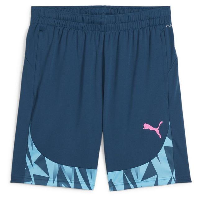 PUMA Short d'Entraînement IndividualFINAL - Bleu Marine/BLeu/Rose, pointure X-Large on Productcaster.