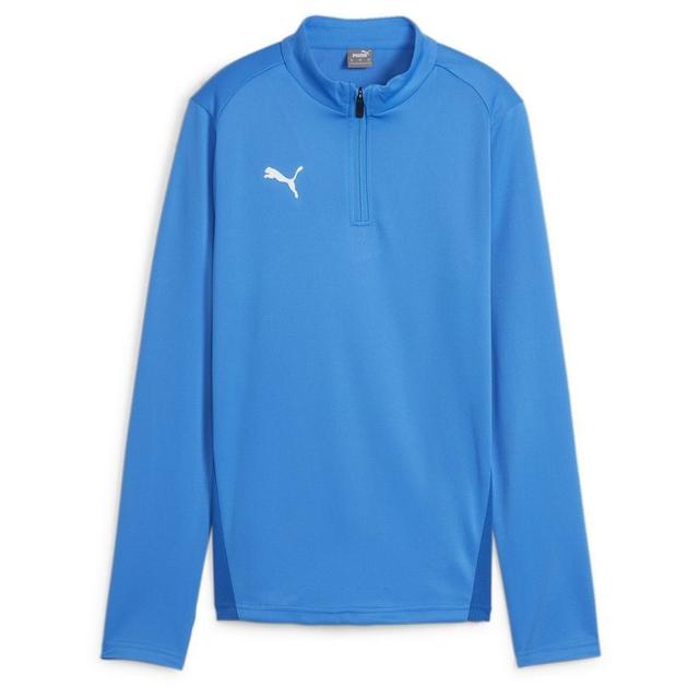 Teamgoal Training 1/4 Zip Top Wmn Electric Blue Lemonade-PUMA White-PUMA Team Royal, size ['XX-Large'] on Productcaster.