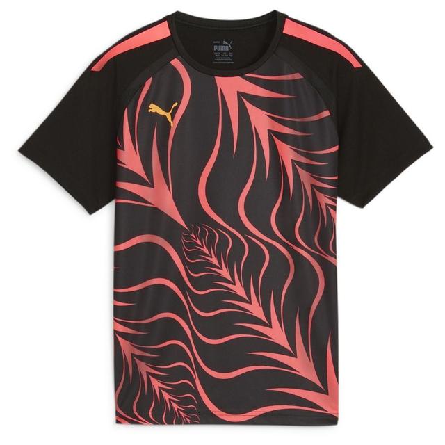 PUMA Training Shirt Individualliga Graphic - PUMA Black/sunset Glow/sun Stream Kids, size L/164 cm on Productcaster.