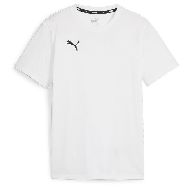 Teamgoal Casuals Tee Jr PUMA White-PUMA Black, size ['S/140 cm'] on Productcaster.