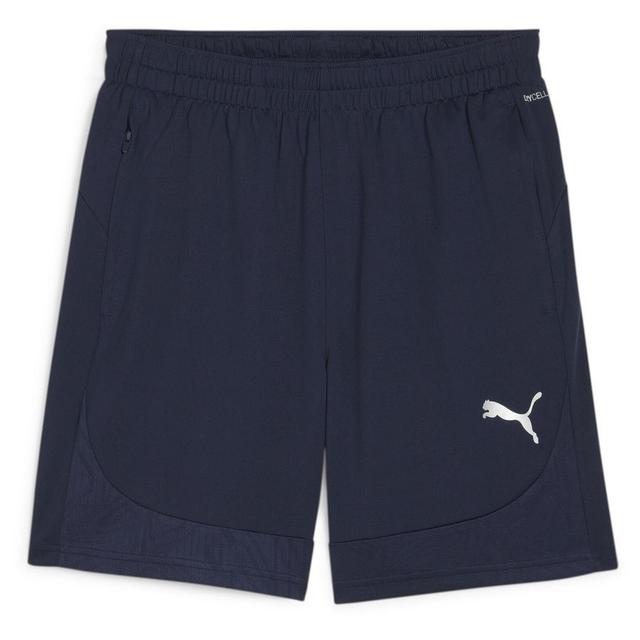 Teamfinal Training Shorts PUMA Navy-PUMA Silver, size ['Medium'] on Productcaster.