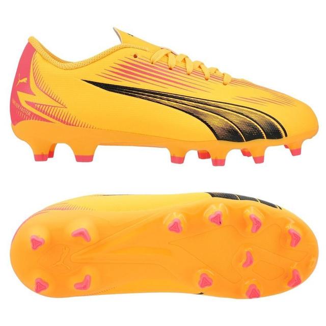 PUMA Ultra Play Fg/ag Forever Faster - Sun Stream/PUMA Black/sunset Glow Kids, size 38 on Productcaster.