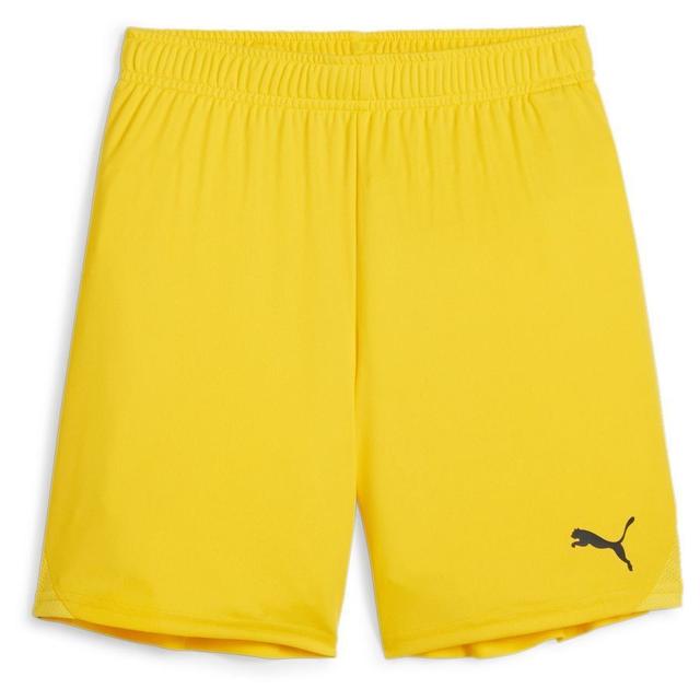 PUMA Football Shorts Teamgoal - Yellow/PUMA Black Kids, size S/140 cm on Productcaster.